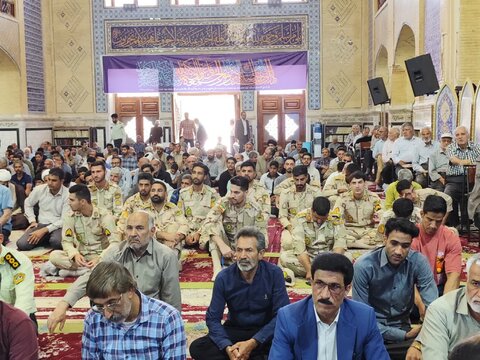 تصاویر/ اقامه نماز جمعه شهر بم