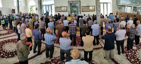 تصاویر/ نمازعبادی سیاسی جمعه قمصر