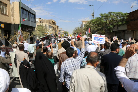 تصاویر/ راهپیمایی جمعه‌های خشم و نصر در شهر مقدّس قم