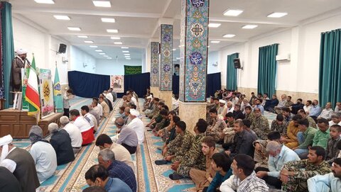 آیین عبادی سیاسی نماز جمعه در شهرستان نیمروز