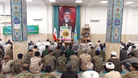 آیین عبادی سیاسی نماز جمعه در شهرستان نیمروز