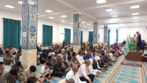 آیین عبادی سیاسی نماز جمعه در شهرستان نیمروز