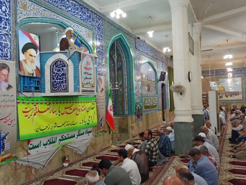 نماز جمعه برازجان به روایت تصویر