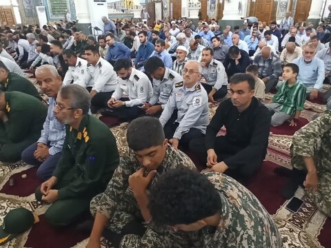 نماز جمعه برازجان به روایت تصویر