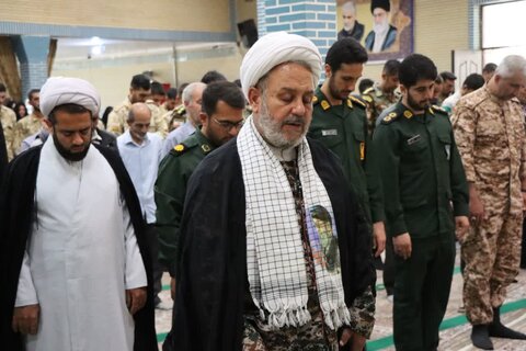 تصاویر/ آیین عبادی سیاسی نماز جمعه نوشین شهر