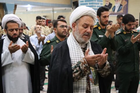 تصاویر/ آیین عبادی سیاسی نماز جمعه نوشین شهر