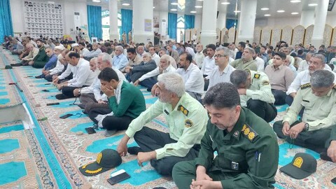 نماز جمعه جم به روایت تصویر