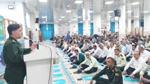 نماز جمعه جم به روایت تصویر