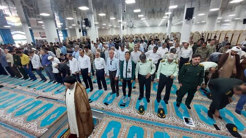 نماز جمعه جم به روایت تصویر