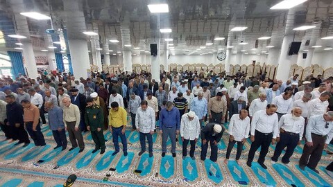 نماز جمعه جم به روایت تصویر