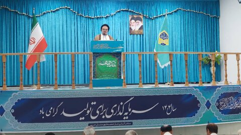 نمازجمعه امروز شهر جم به روایت تصویر