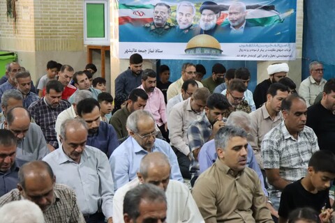 نماز جمعه عالیشهر به روایت تصویر