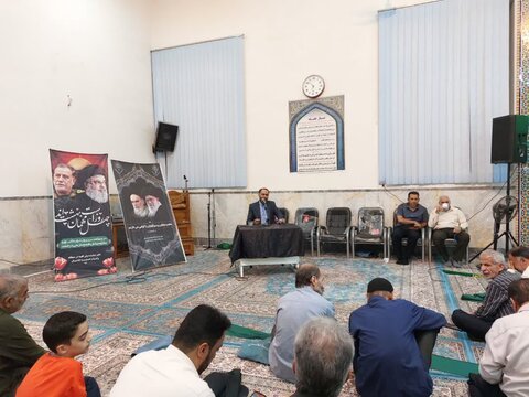 تصاویر/ سالگرد شهادت سید حسن نصرالله و گرامیداشت شهدای مقاومت از طرف نماینده ولی‌فقیه درکاشان