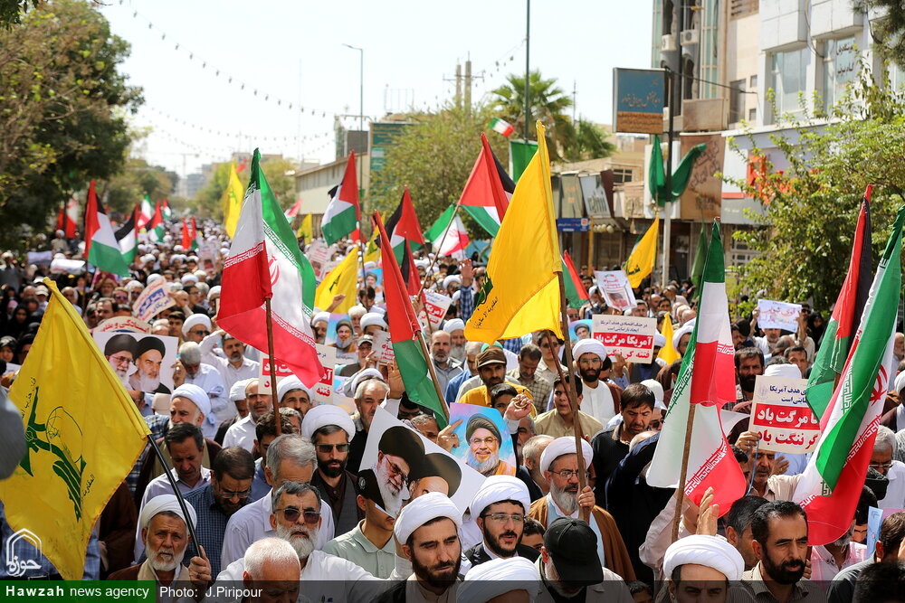 تصاویر/ راهپیمایی جمعه‌های خشم و نصر در شهر مقدّس قم