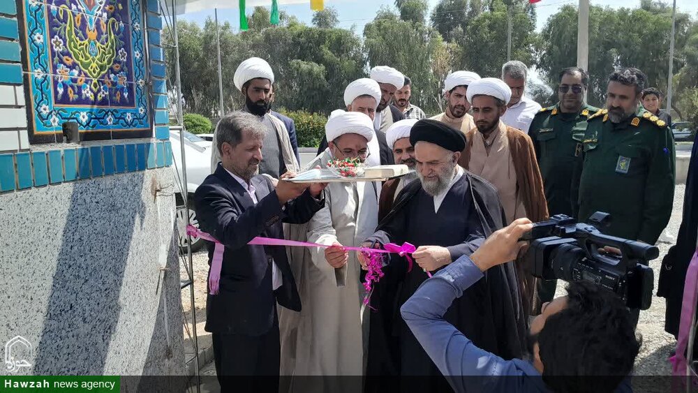 پروژه‌های رفاهی مدرسه امام صادق‌(ع) حاجی‌آباد به بهره‌برداری رسید+ تصاویر