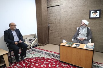 تصاویر/ دیدار سرپرست اداره‌کل میراث‌فرهنگی، صنایع دستی و گردشگری استان با نماینده ولی فقیه در استان سمنان