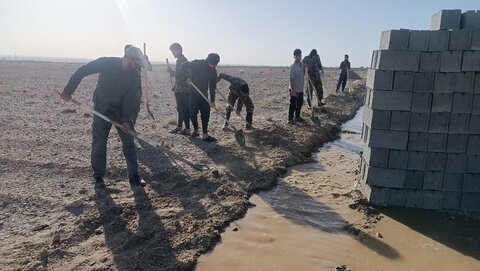 تصاویر/ برگزاری اردوی جهادی عمرانی توسط گروه های جهادی حوزه امام علی علیه السلام