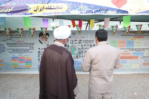 تصاویر/ در پنجمین شب کنگره ملی سه‌هزار شهید استان سمنان نماینده ولی‌فقیه در استان سمنان از نمایشگاه ادارات و دستگاه های اجرایی بازدید کرد