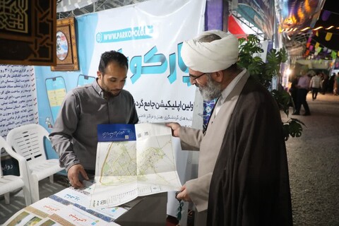 تصاویر/ در پنجمین شب کنگره ملی سه‌هزار شهید استان سمنان نماینده ولی‌فقیه در استان سمنان از نمایشگاه ادارات و دستگاه های اجرایی بازدید کرد