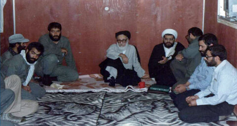 تصاویر/ تصاویری از آیت الله ناصری در دوران دفاع مقدس