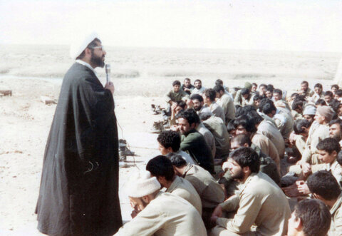 تصاویر/ تصاویری از آیت الله ناصری در دوران دفاع مقدس