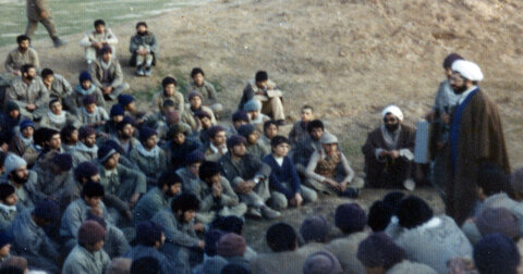 تصاویر/ تصاویری از آیت الله ناصری در دوران دفاع مقدس