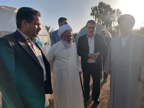 تصاویر/ جلوه هایی از سفر آیت الله ناصری به بافق