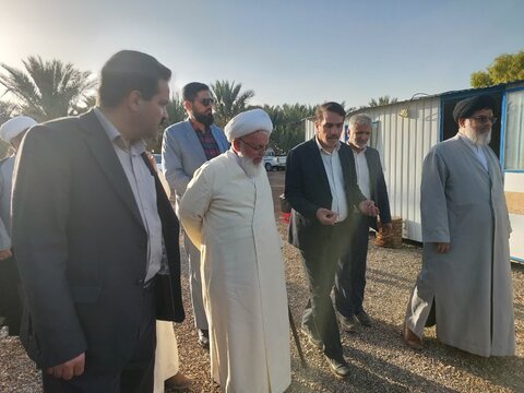 تصاویر/ جلوه هایی از سفر آیت الله ناصری به بافق