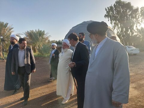 تصاویر/ جلوه هایی از سفر آیت الله ناصری به بافق