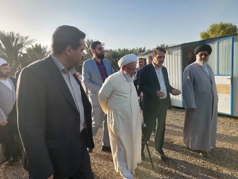 تصاویر/ جلوه هایی از سفر آیت الله ناصری به بافق