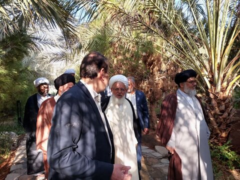 تصاویر/ جلوه هایی از سفر آیت الله ناصری به بافق