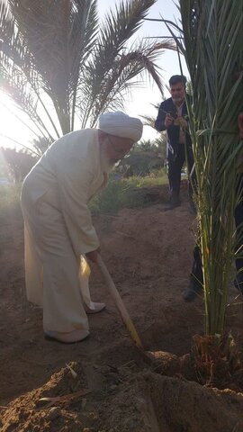 تصاویر/ جلوه هایی از سفر آیت الله ناصری به بافق