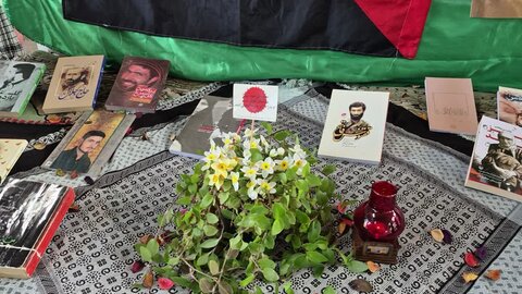 تصاویر/حضور طلاب مدرسه علمیه مهدیه در اولین یادواره ی شهدای روحانی شهرستان خنداب