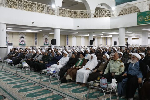 تصاویر/ مراسم تودیع و معارفه مسئول دفتر نمایندگی ولی فقیه در سپاه امام سجاد (ع) استان هرمزگان