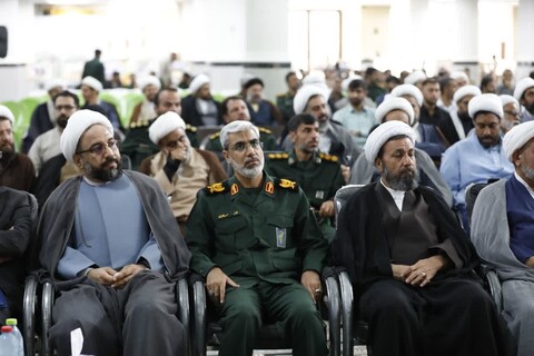 تصاویر/ مراسم تودیع و معارفه مسئول دفتر نمایندگی ولی فقیه در سپاه امام سجاد (ع) استان هرمزگان