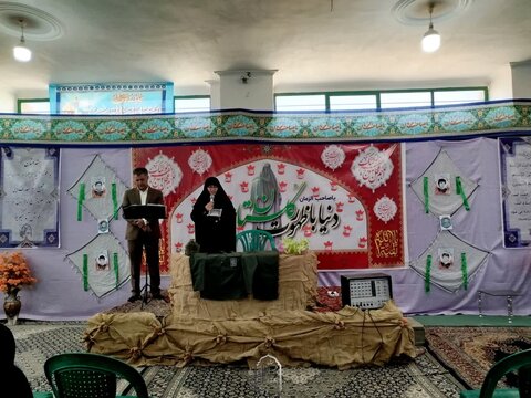 تصاویر/ مراسم آغاز سال تحصیلی در مدرسه علمیه الزهرا(س) شهر ماهان