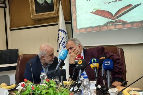 تصاویر/ نشست خبری اولین دوره مسابقات سراسری قرآن کریم «زین‌الاصوات»