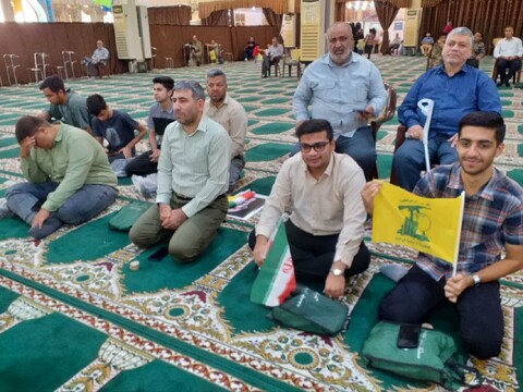 تصاویر/ بزرگداشت شهدای مقاومت در مصلی جمعه بوشهر