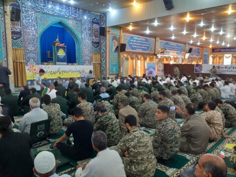 تصاویر/ بزرگداشت شهدای مقاومت در مصلی جمعه بوشهر