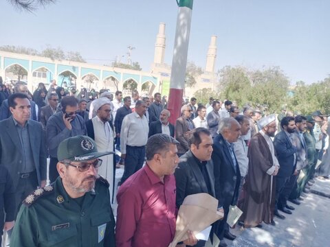 تصاویر تجدید میثاق با شهدا طلاب مدرسه علمیه فاطمیه بردسیر