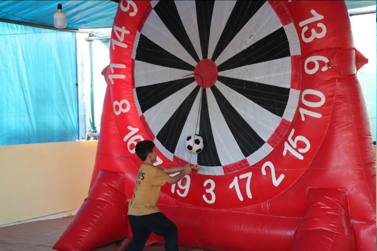 بازی و شادی کودکانه در کنگره شهدای استان سمنان