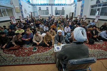 تصاویر/ مراسم سالگرد مجاهد بزرگ سید حسن نصرالله در مدرسه تخصصی امیرالمومنین(ع) بیرجند