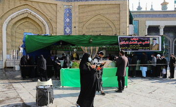 استقرار ۲۰ موکب ایرانی و عراقی در حرم مطهر بانوی کرامت