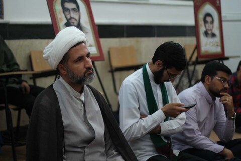 تصاویر| مراسم سالگرد مجاهد بزرگ سید حسن نصرالله در مدرسه تخصصی امیرالمومنین(ع) بیرجند