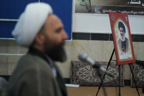 تصاویر| مراسم سالگرد مجاهد بزرگ سید حسن نصرالله در مدرسه تخصصی امیرالمومنین(ع) بیرجند