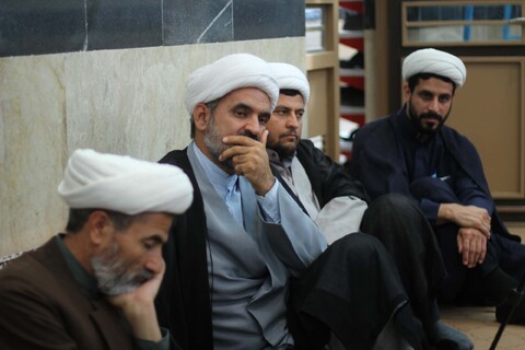 تصاویر| مراسم سالگرد مجاهد بزرگ سید حسن نصرالله در مدرسه تخصصی امیرالمومنین(ع) بیرجند