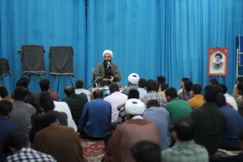 تصاویر| مراسم سالگرد مجاهد بزرگ سید حسن نصرالله در مدرسه تخصصی امیرالمومنین(ع) بیرجند