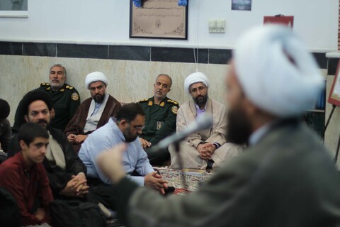 تصاویر| مراسم سالگرد مجاهد بزرگ سید حسن نصرالله در مدرسه تخصصی امیرالمومنین(ع) بیرجند