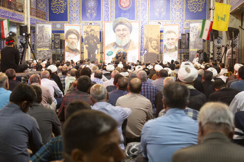 تصاویر/ مراسم اولین سالگرد شهادت سیدحسن نصرالله