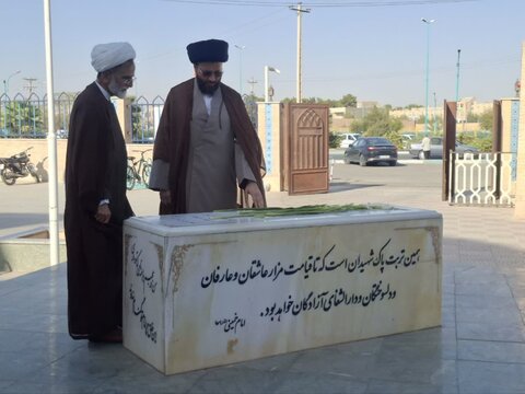 تصاویر/ مراسم اولین سالگرد شهادت شهید جبهه مقاومت؛ سید مجاهد، سیدحسن نصرالله